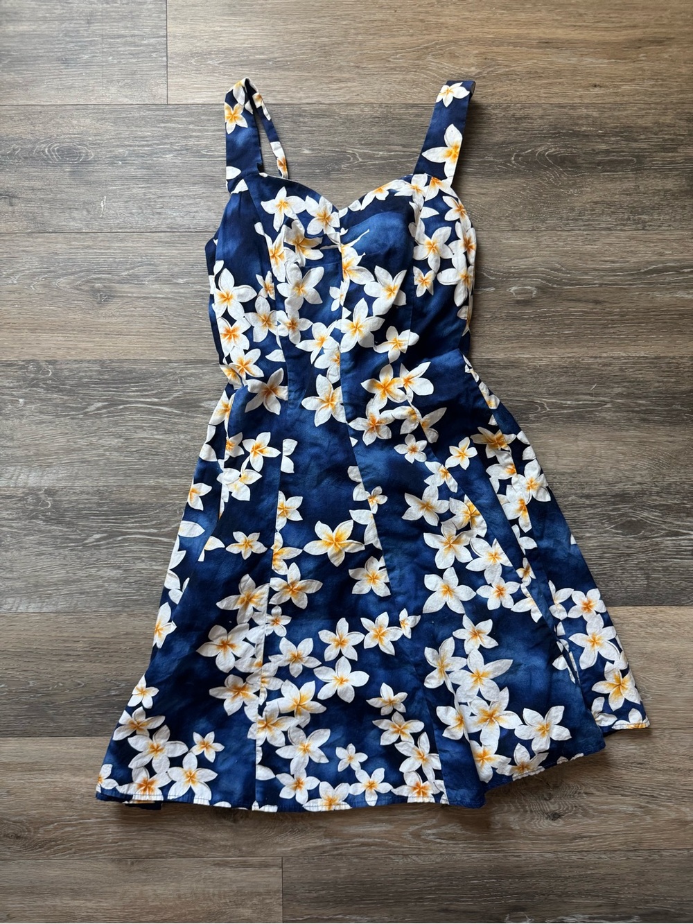 Royal Hawaiian CreationFloral Fit-and-Flare Sundress sz M